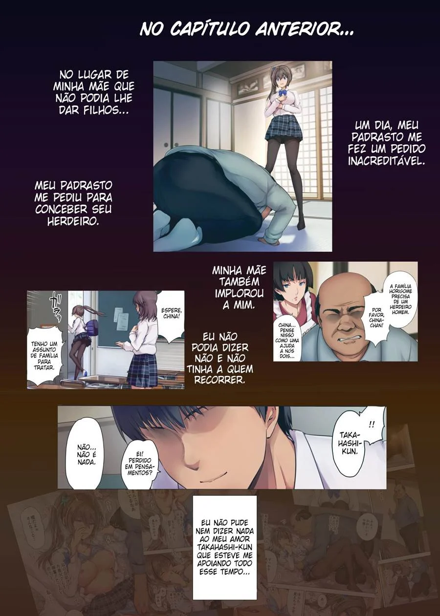 Houkago Dairizuma 2 Boku no Kanojo wa Chichioya ni Tanetsuke Sarete Iru – Hentai Incesto – PT-BR
