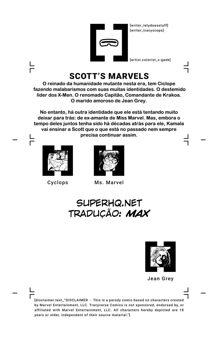 House of XXX, Scott’s Marvels – Heróis Porno – PT Brasil