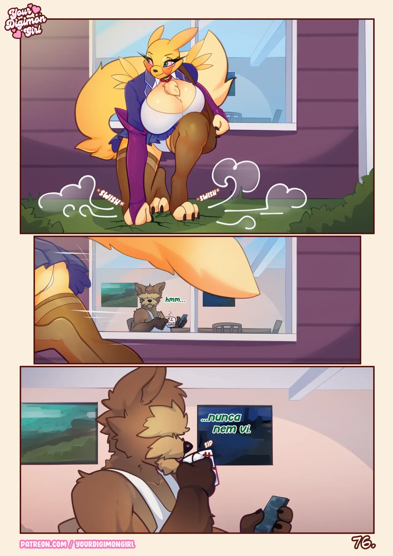 How 2 Hide Your Renamon – Furry Pornô – Traduzido