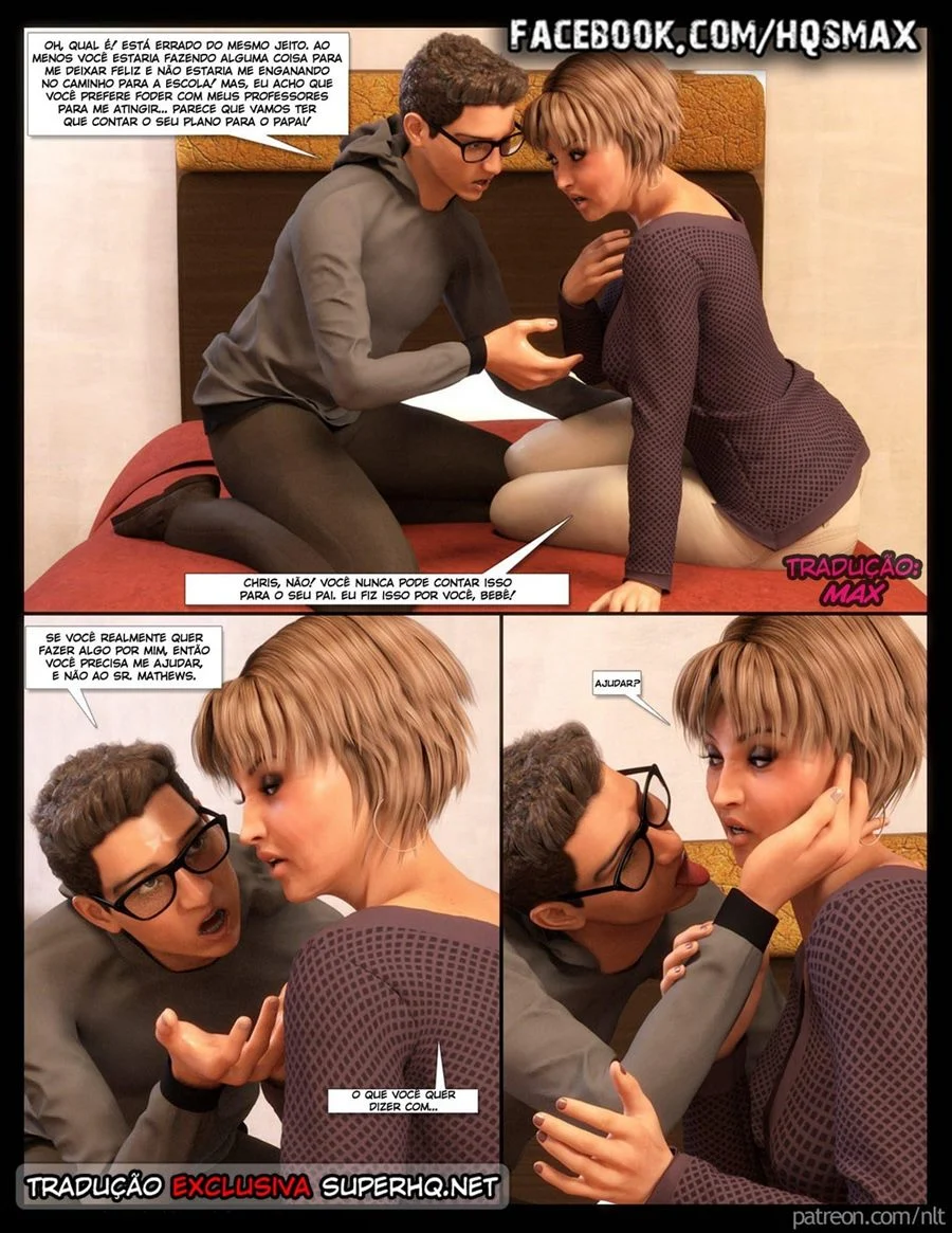 HQ Amadoras 3D – Hentai Incesto – PT-BR