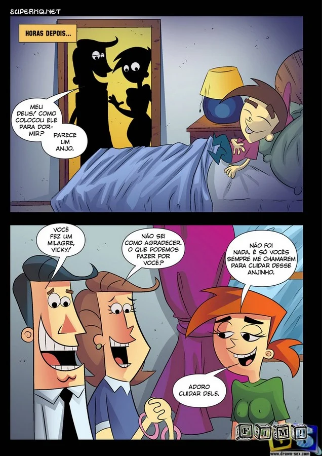 HQ comics Hentai Os padrinhos mágicos – Gibi Pornô – Site Para Ler Completo