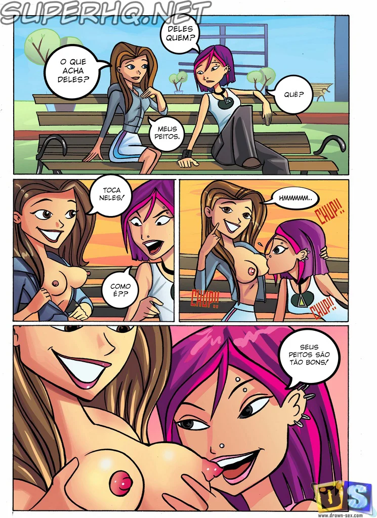 HQ Hentai lesbicas fazendo suruba – Cartoon Pornô – Quadrinho Original