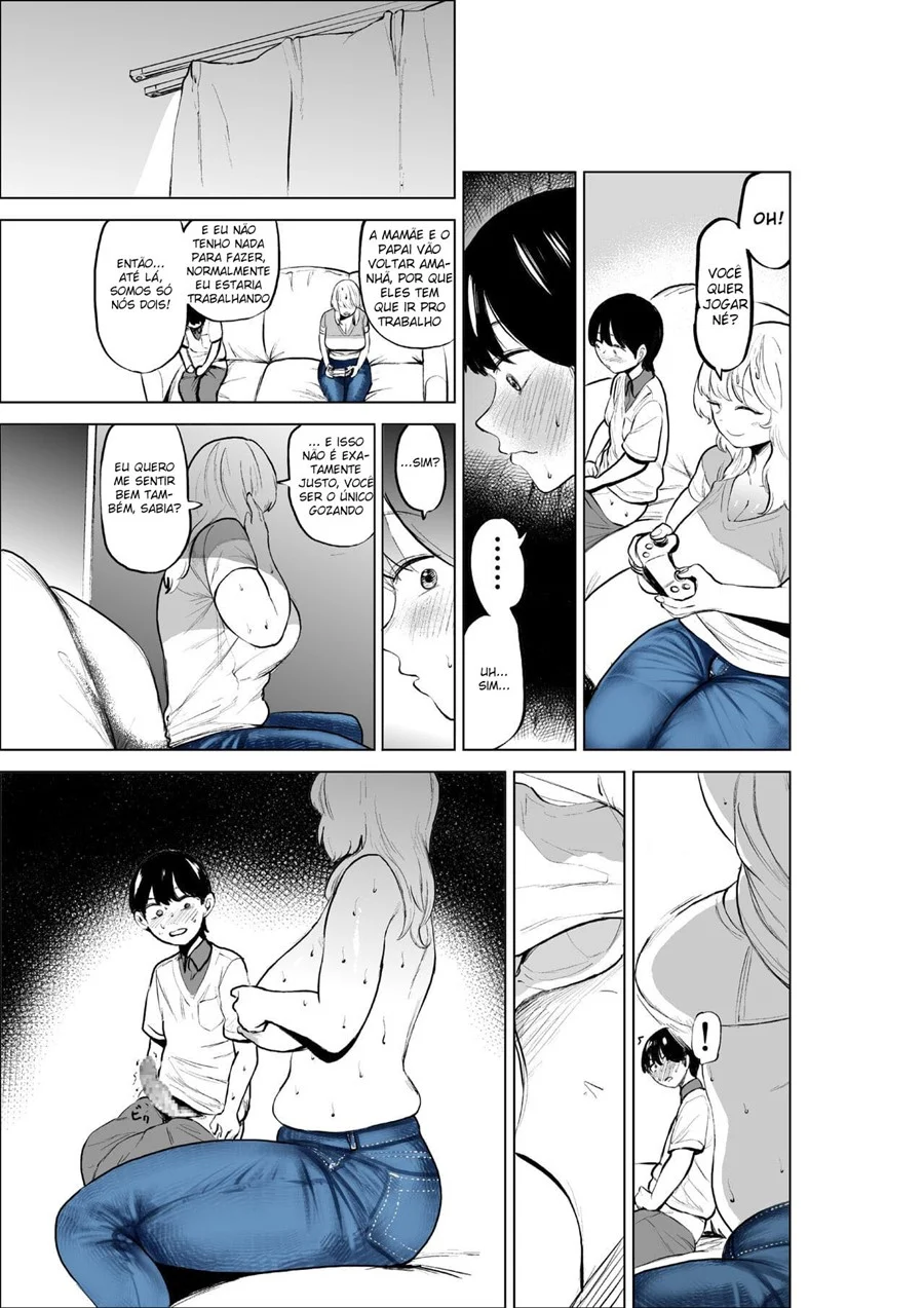 Como fui comer minha meia irmã – Hentai Preto e Branco – PT-BR