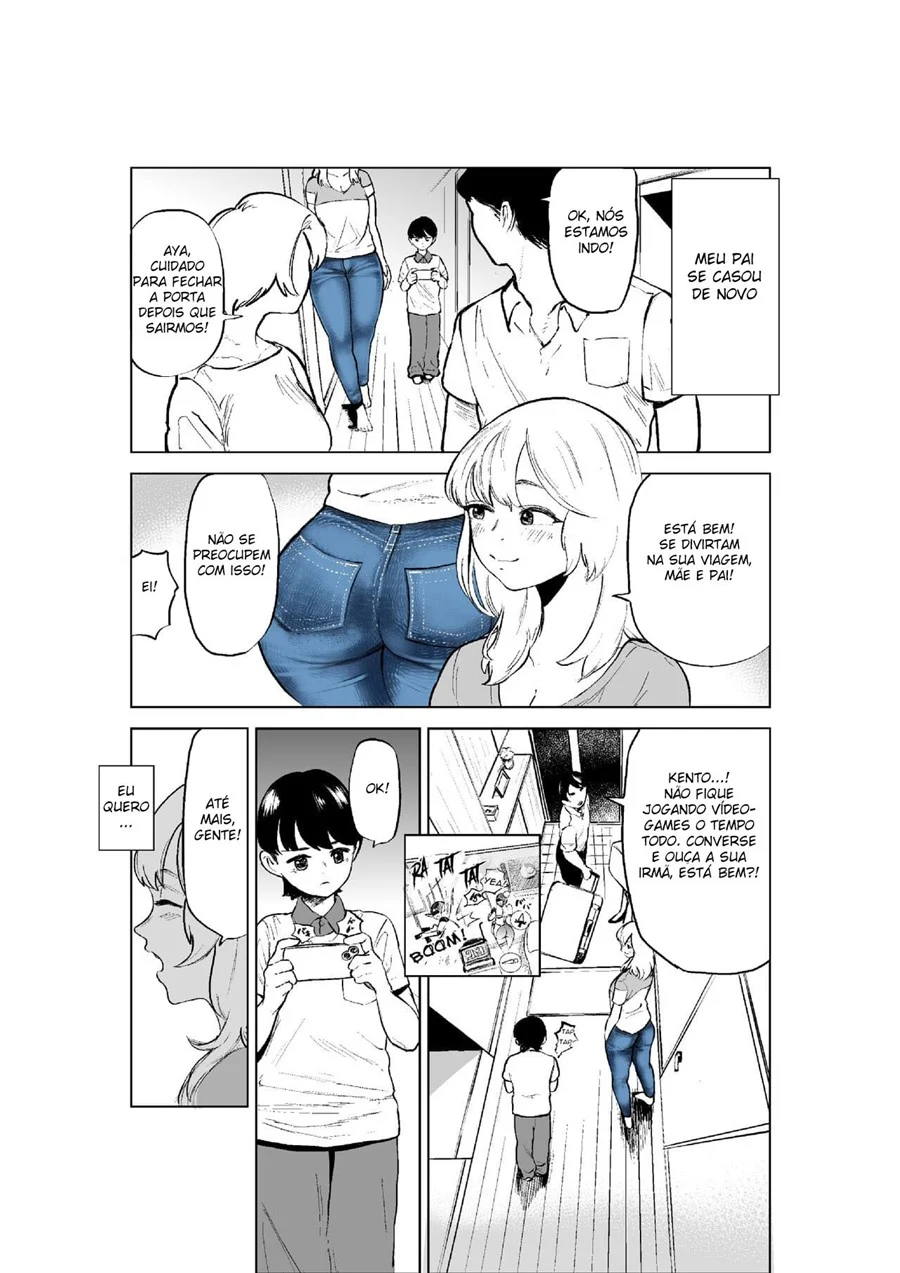 Como fui comer minha meia irmã – Hentai Preto e Branco – PT-BR
