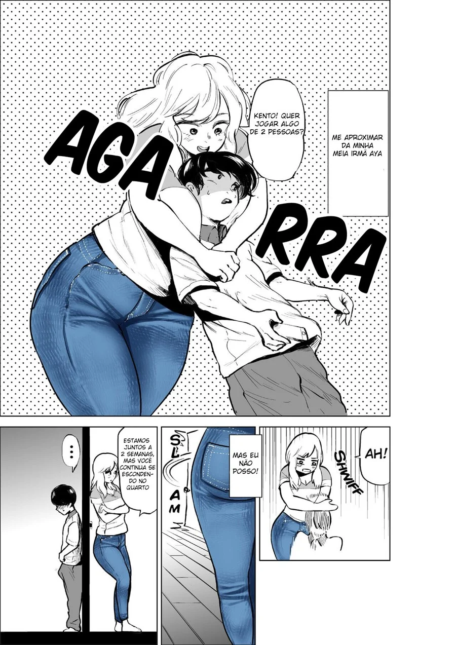 Como fui comer minha meia irmã – Hentai Preto e Branco – PT-BR