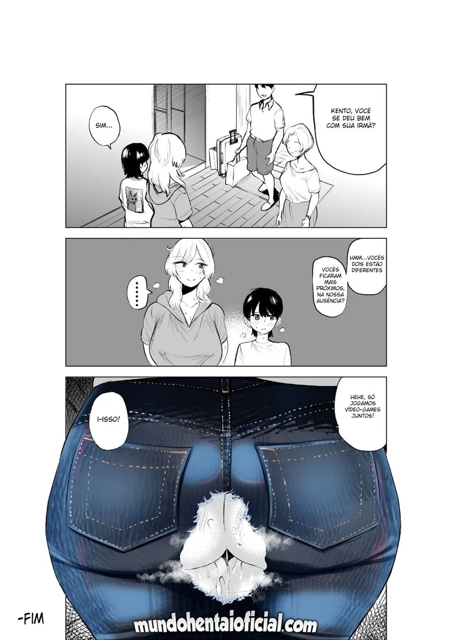 Como fui comer minha meia irmã – Hentai Preto e Branco – PT-BR