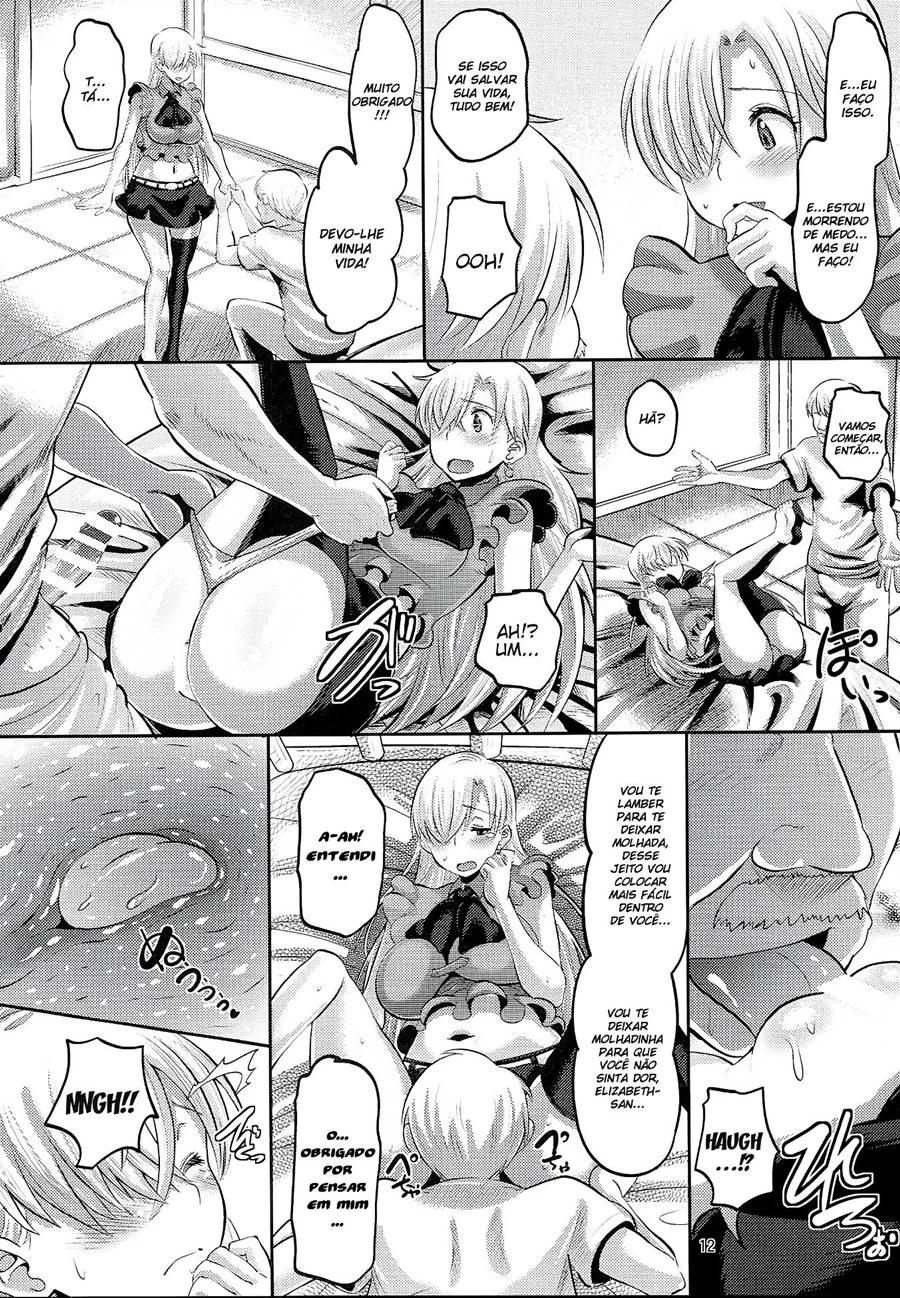 Damasare Oujo Elizabeth – Hentai Preto e Branco – Site Para Ler Completo