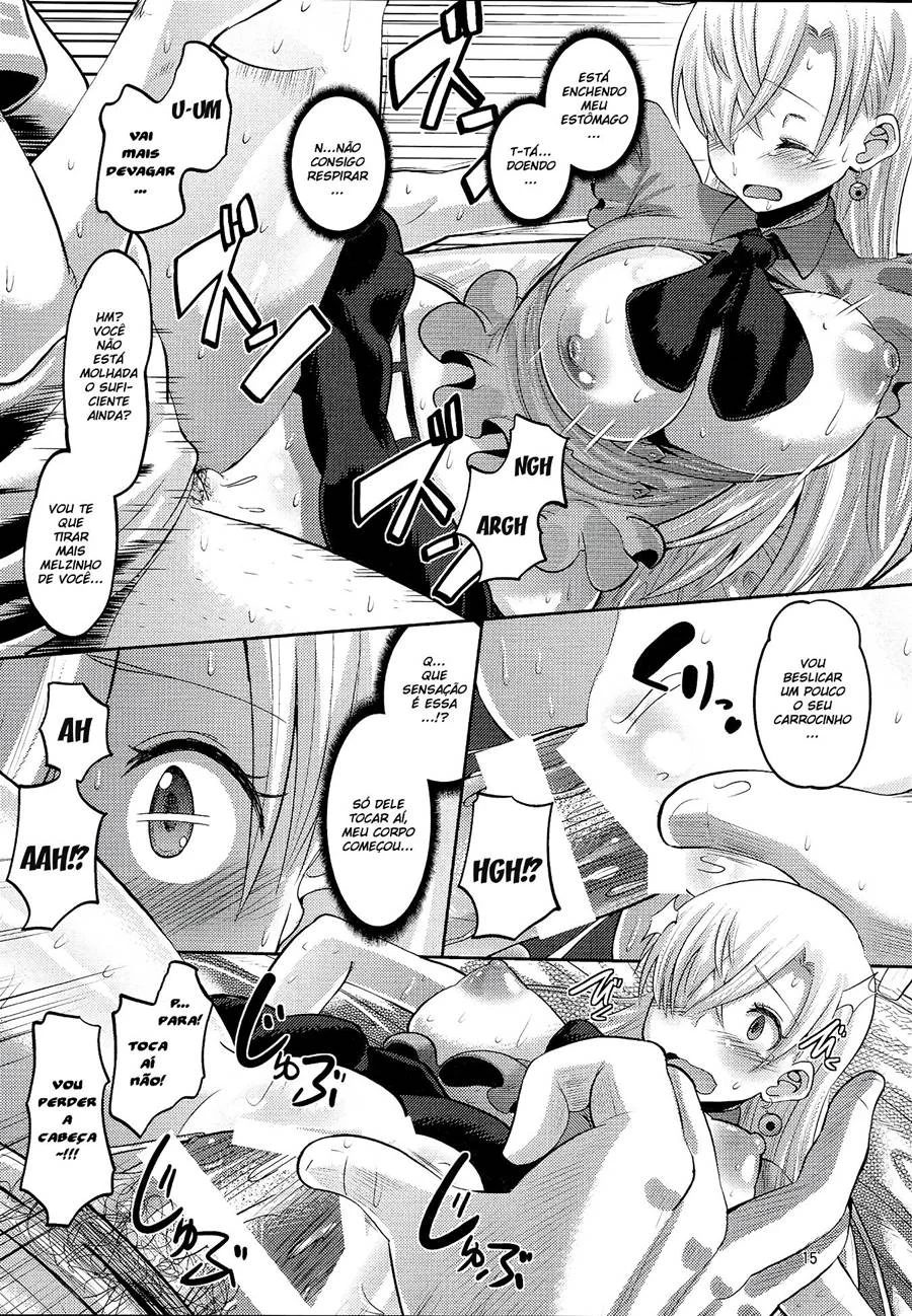 Damasare Oujo Elizabeth – Hentai Preto e Branco – Site Para Ler Completo