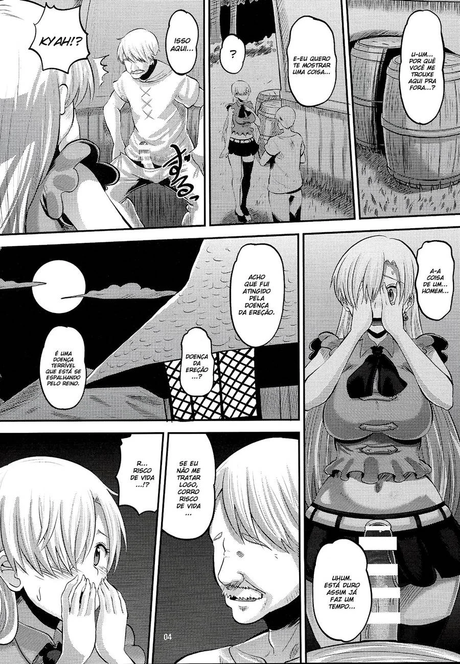 Damasare Oujo Elizabeth – Hentai Preto e Branco – Site Para Ler Completo