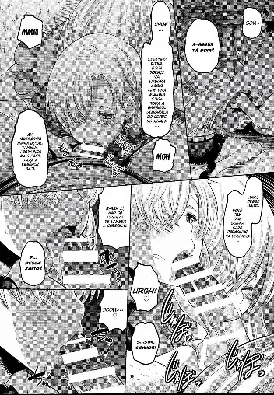 Damasare Oujo Elizabeth – Hentai Preto e Branco – Site Para Ler Completo