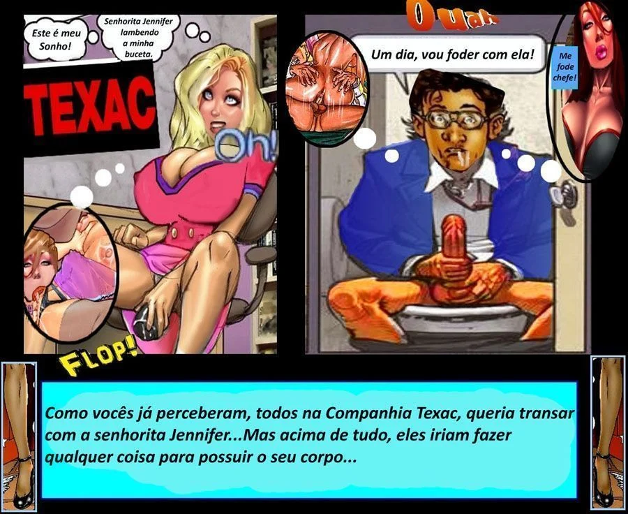 Hqs pornô de sexo: A secretaria e o entregador – Quadrinhos Pornô – Quadrinho Original