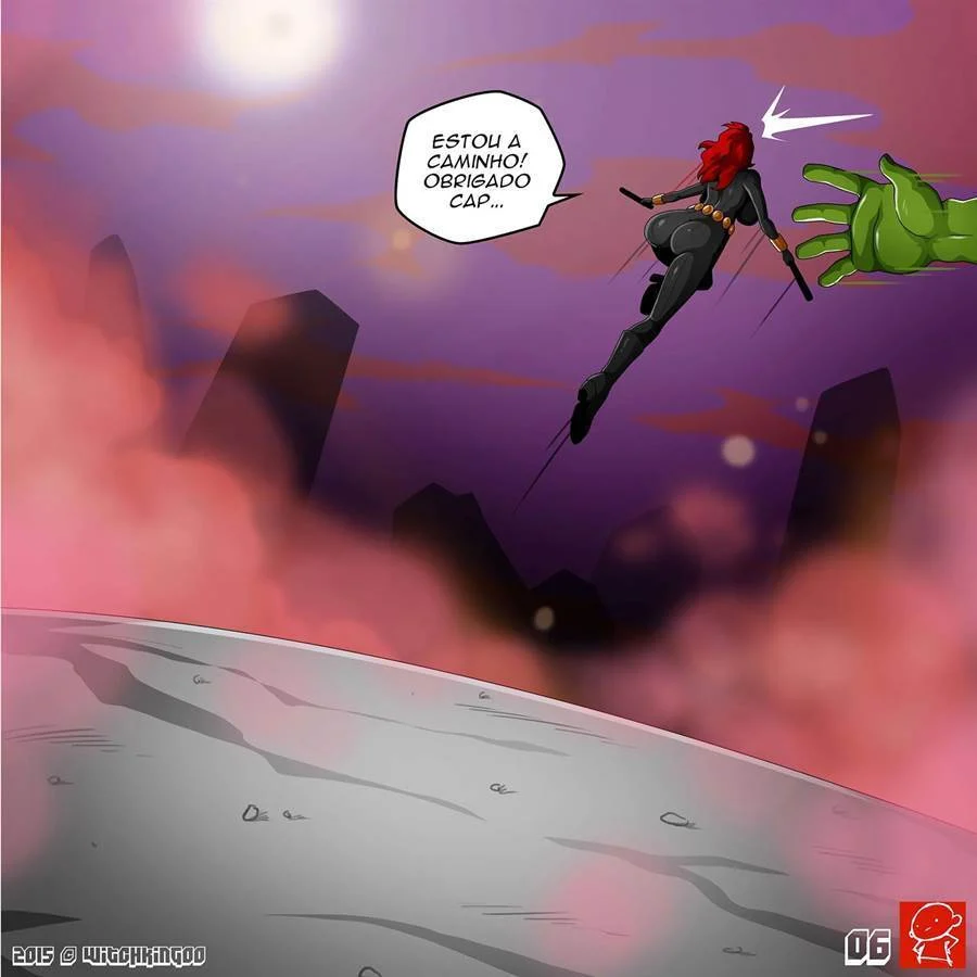 Hulk comendo Viuvá Negra – Heróis Porno – PT-BR