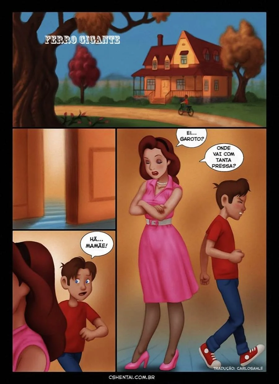 Dando pro filho punheteiro – Hentai Incesto – Ler HQ Completo