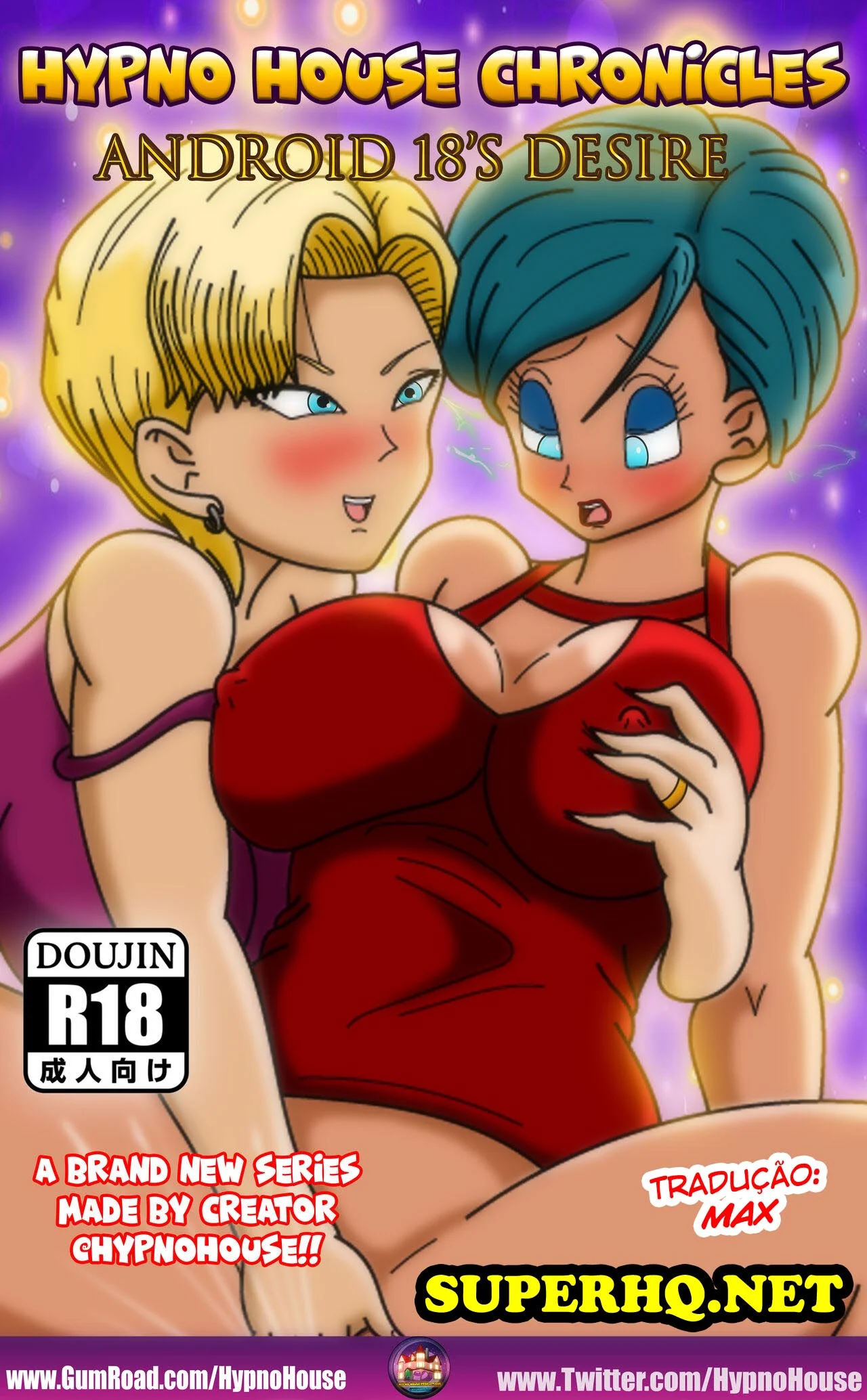 Hypno House Chronicles Android 18’s Desire – Dragon Ball Pornô – Quadrinho Original
