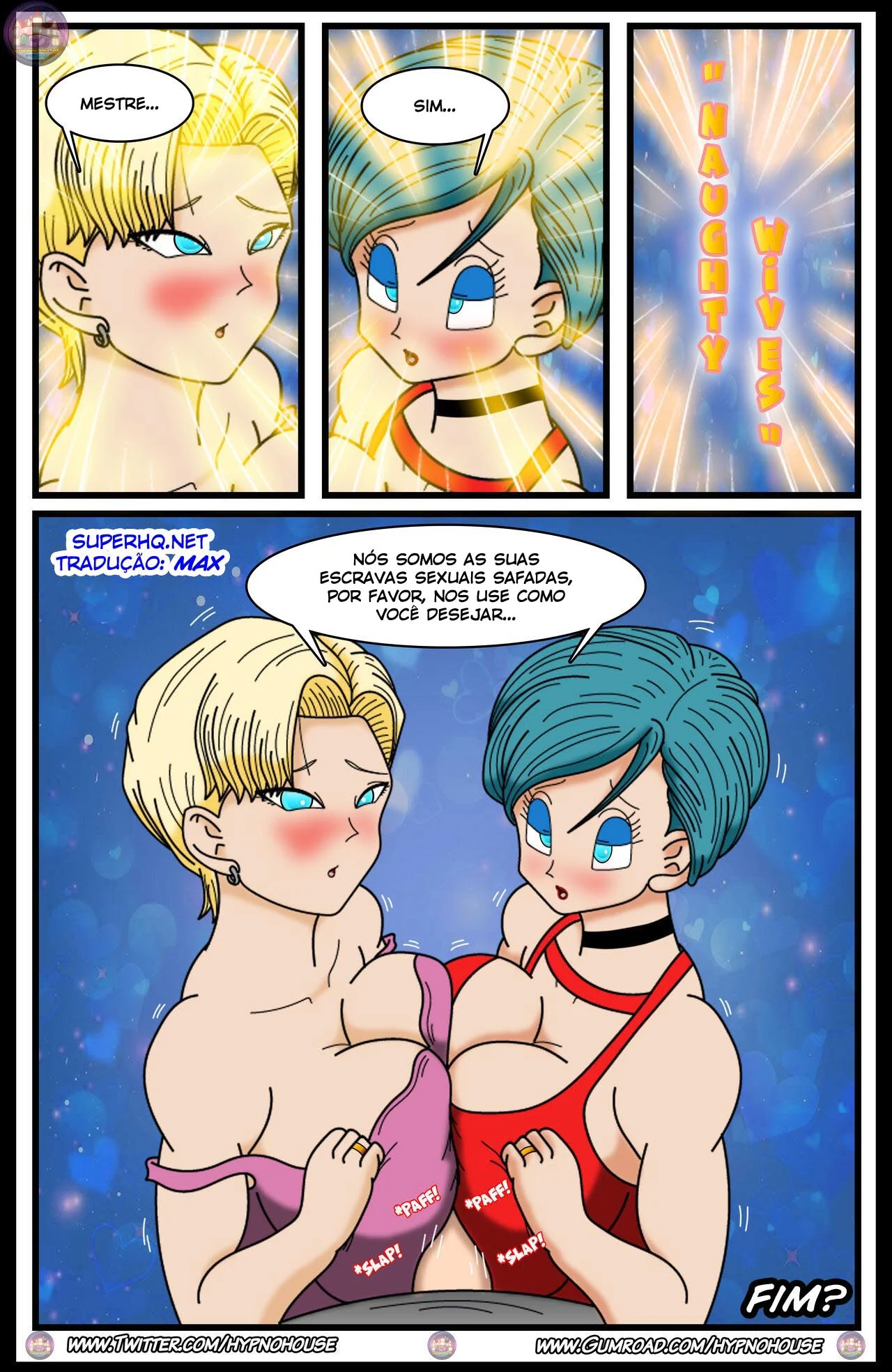 Hypno House Chronicles Android 18’s Desire – Dragon Ball Pornô – Quadrinho Original