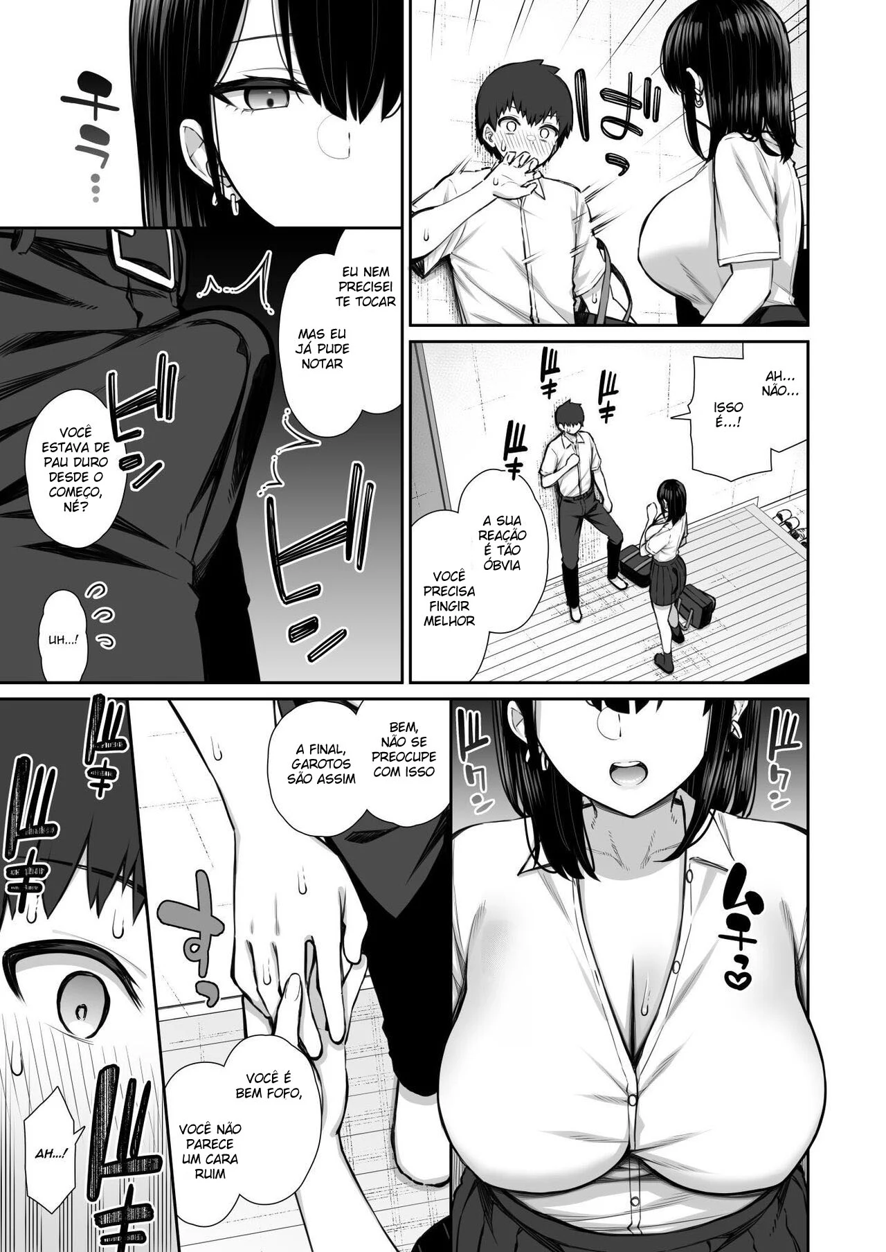 Iede Gal na Senpai wa Kantan ni Yarasete Kureru – Doujinshi Hentai – Quadrinho Original
