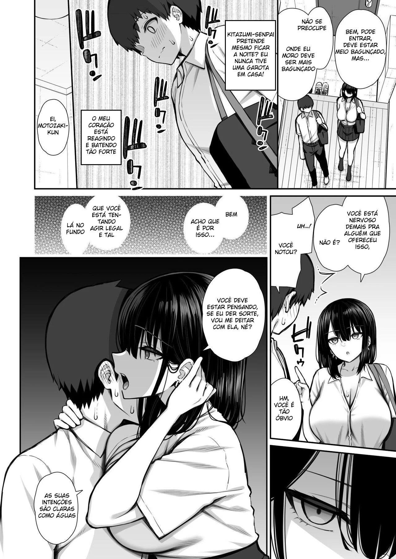 Iede Gal na Senpai wa Kantan ni Yarasete Kureru – Doujinshi Hentai – Quadrinho Original