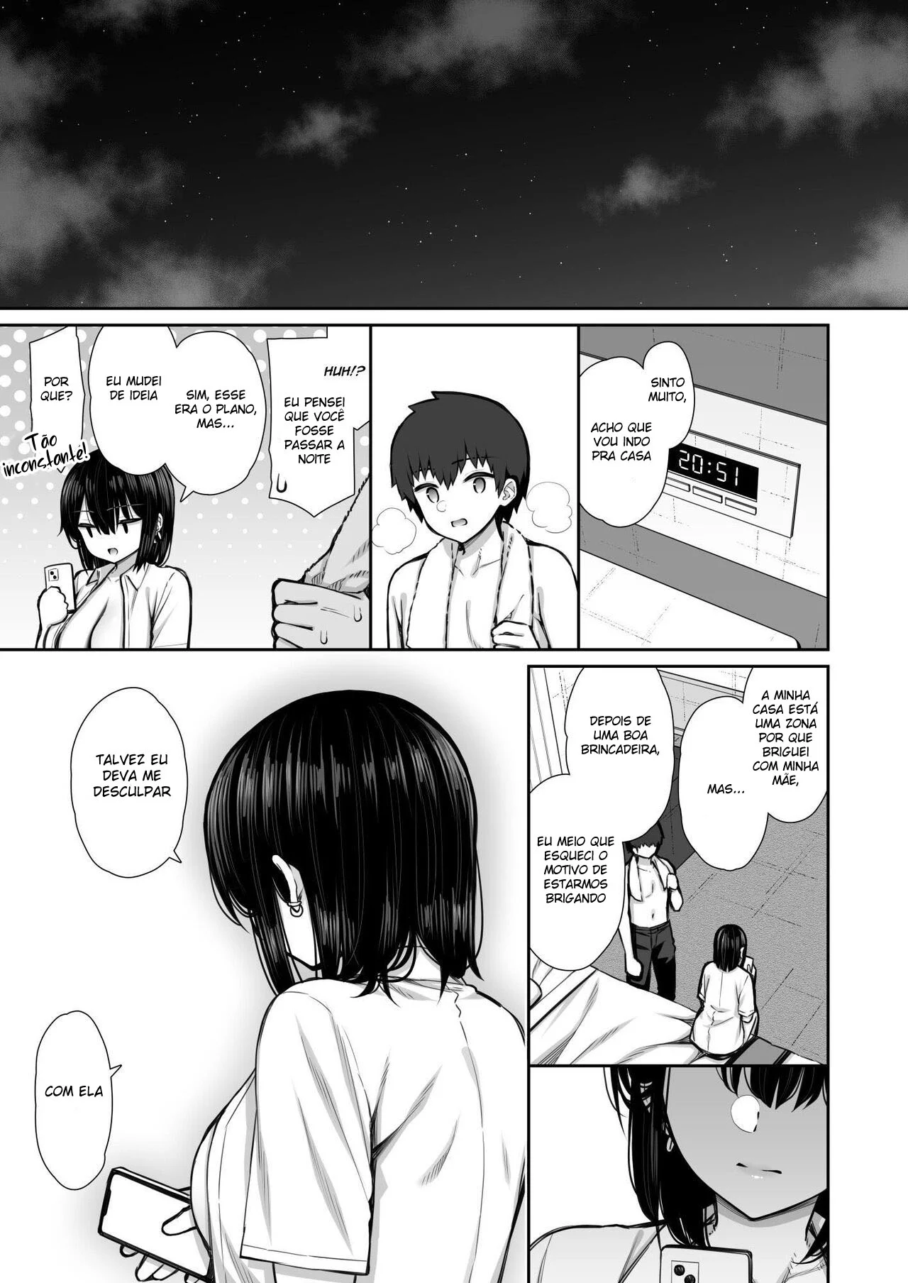 Iede Gal na Senpai wa Kantan ni Yarasete Kureru – Doujinshi Hentai – Quadrinho Original