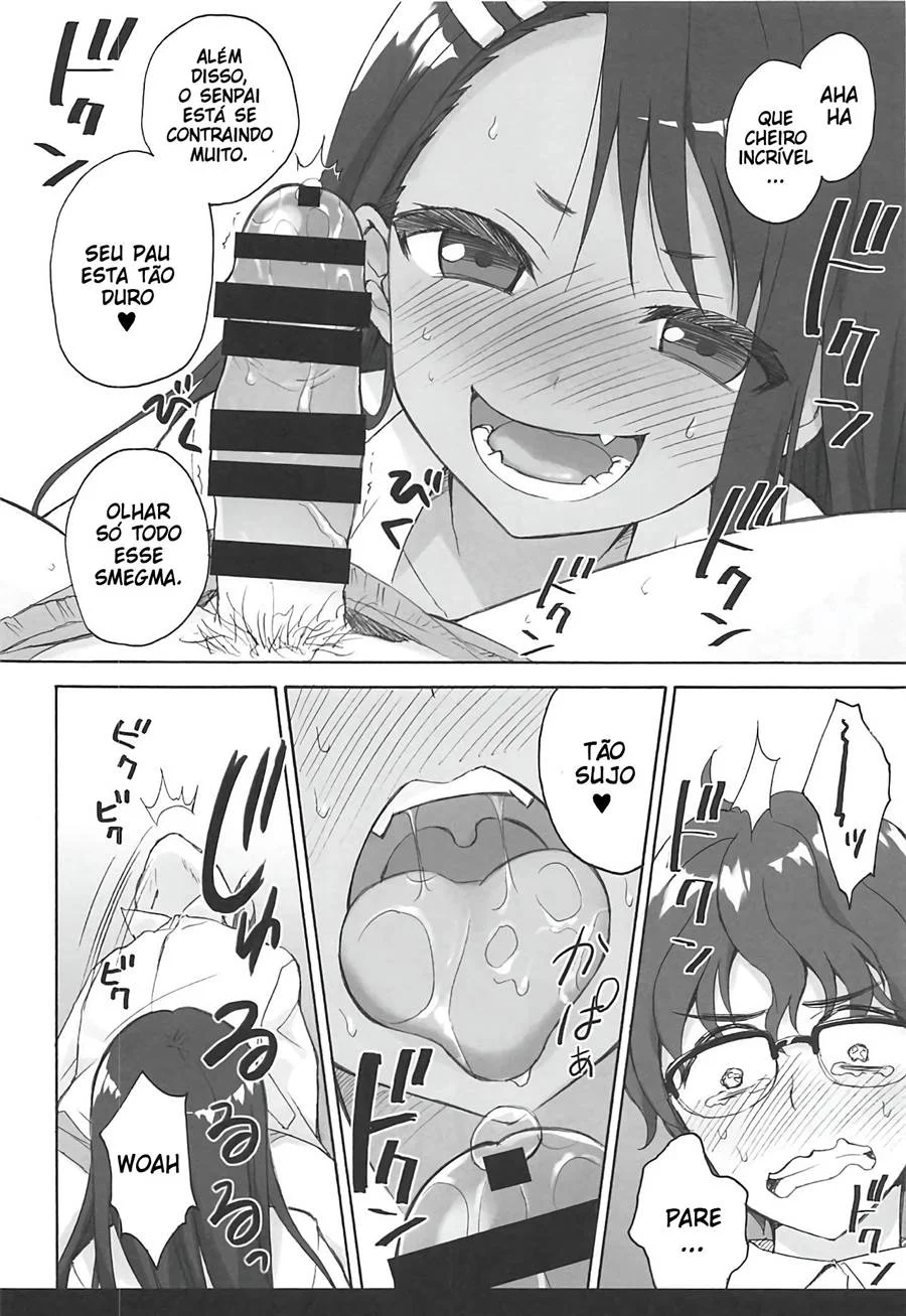 Ijiri Jouzu no Nagatoro – Hentai Preto e Branco – Ler HQ Completo