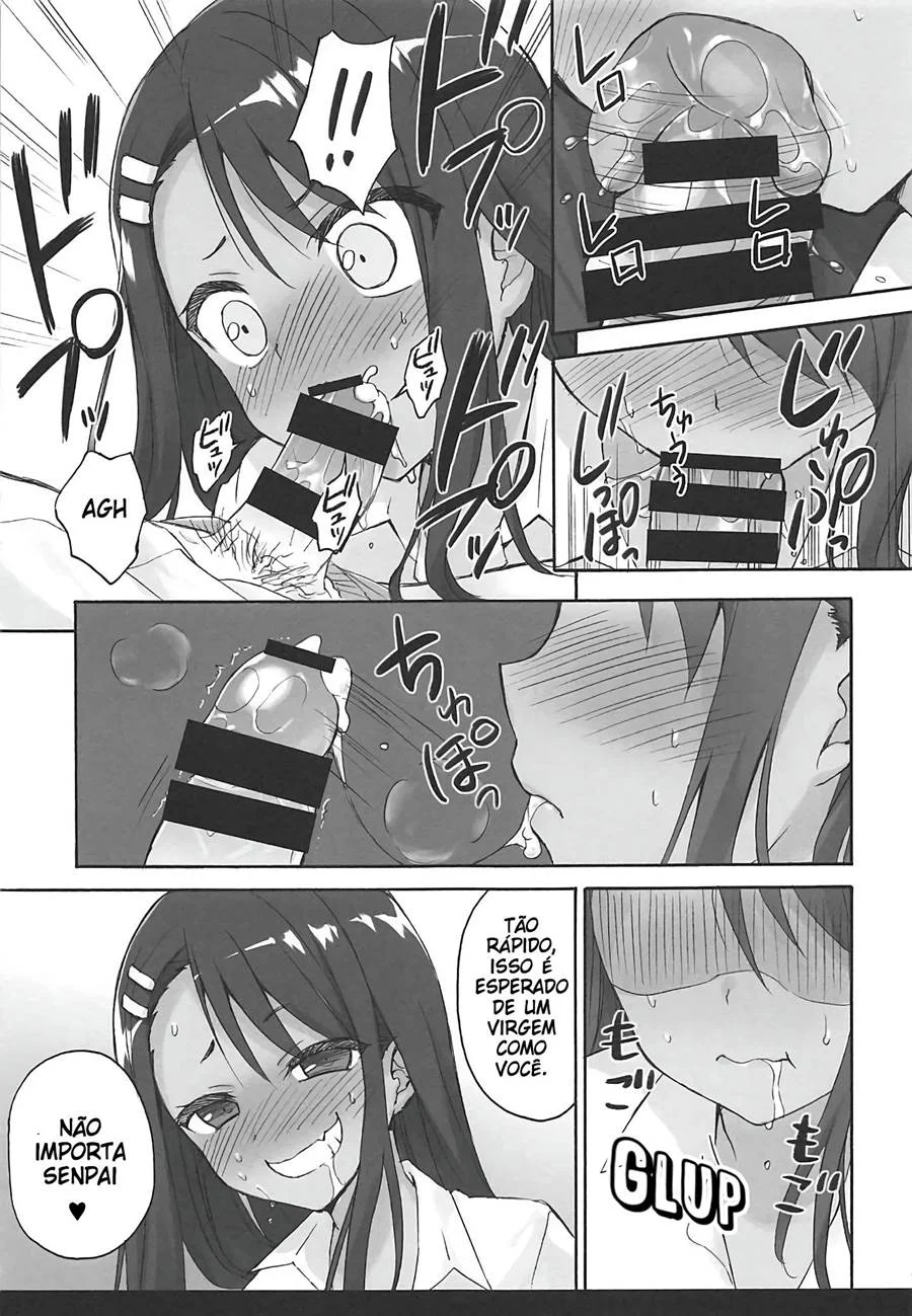 Ijiri Jouzu no Nagatoro – Hentai Preto e Branco – Ler HQ Completo