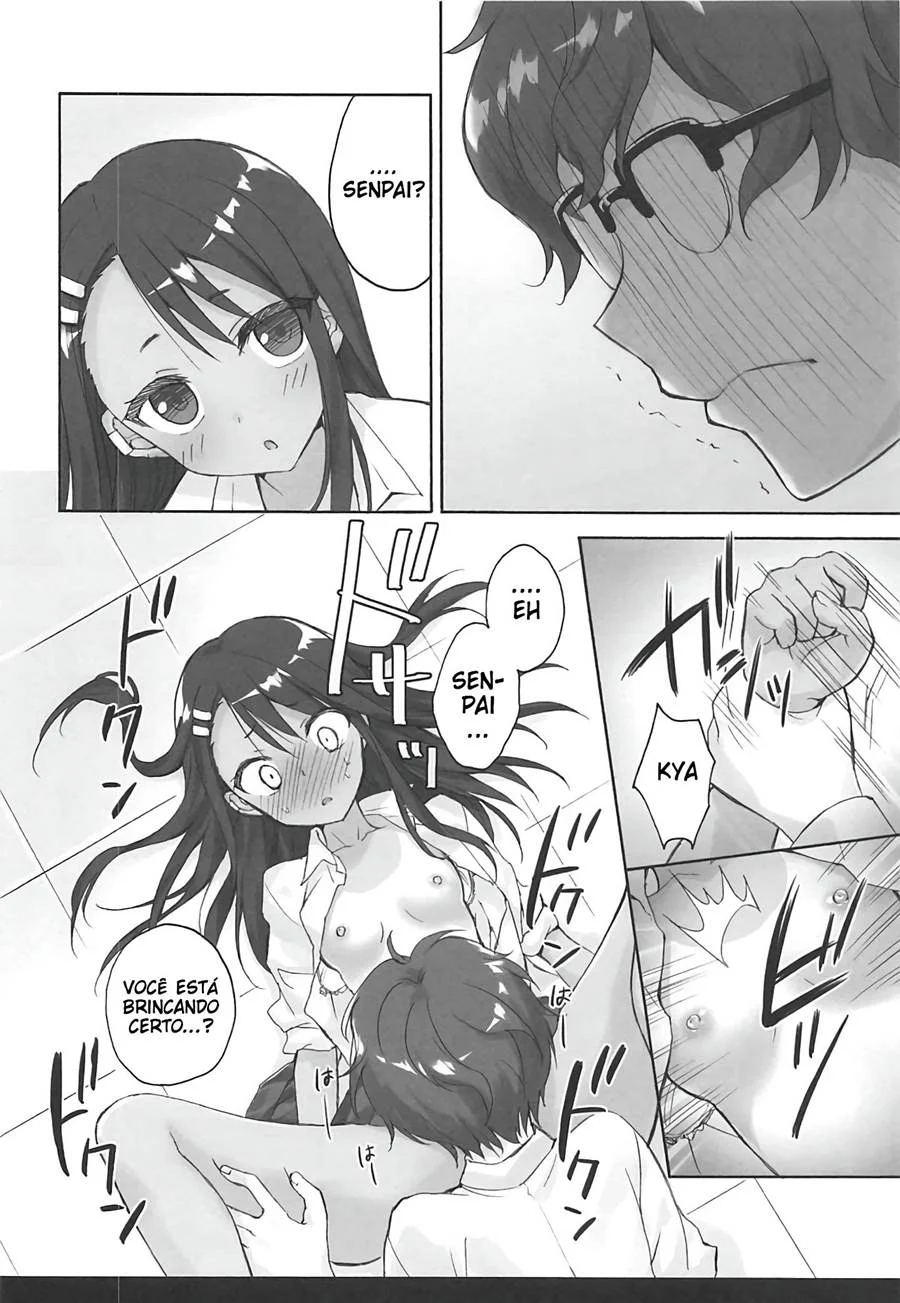 Ijiri Jouzu no Nagatoro – Hentai Preto e Branco – Ler HQ Completo