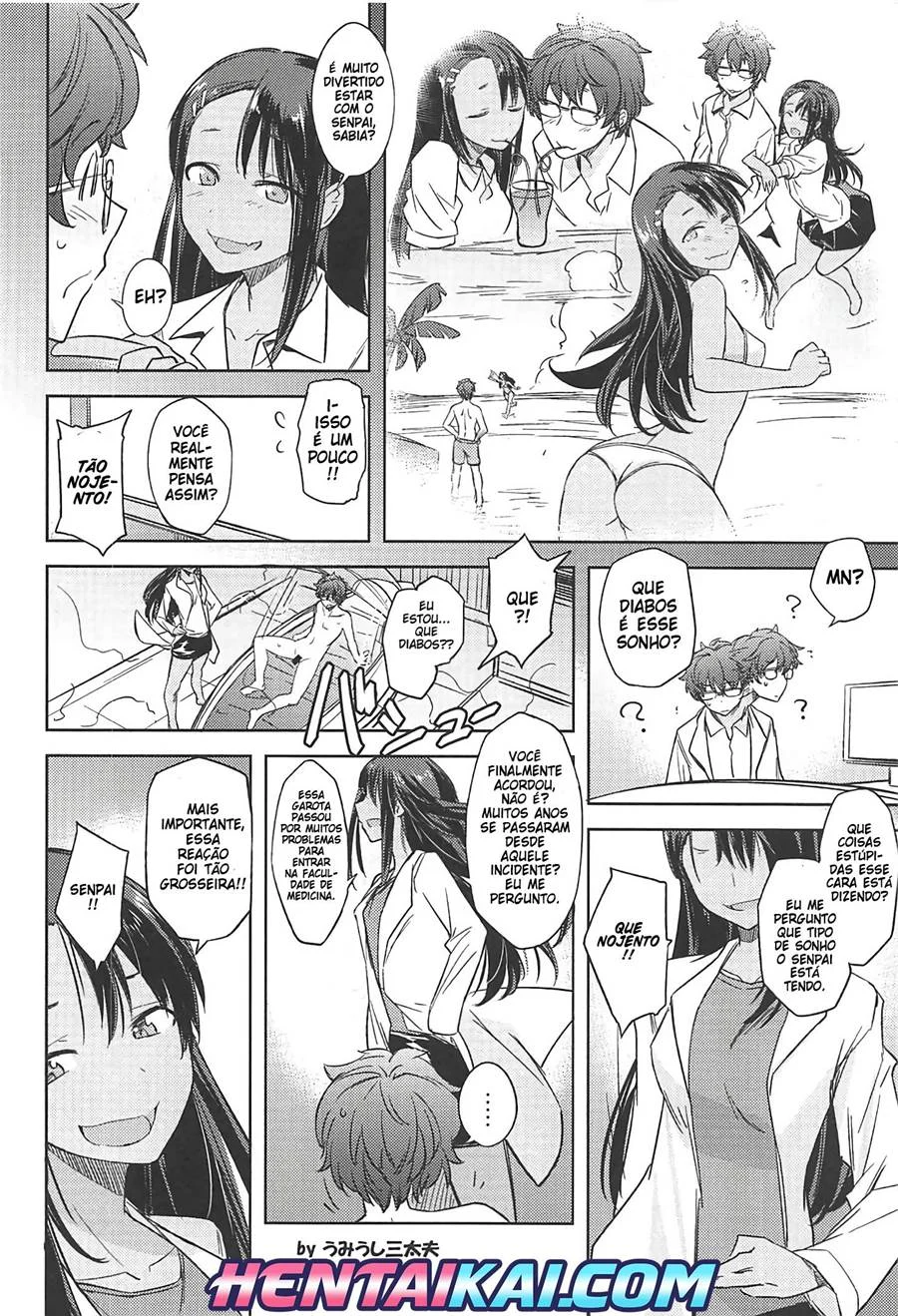 Ijiri Jouzu no Nagatoro – Hentai Preto e Branco – Ler HQ Completo