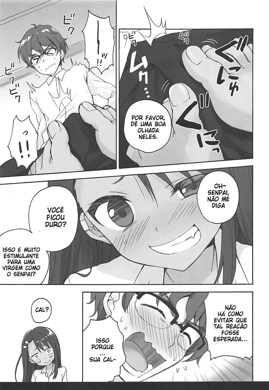 Ijiri Jouzu no Nagatoro – Hentai Preto e Branco – Ler HQ Completo