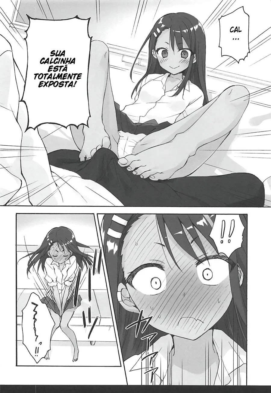 Ijiri Jouzu no Nagatoro – Hentai Preto e Branco – Ler HQ Completo