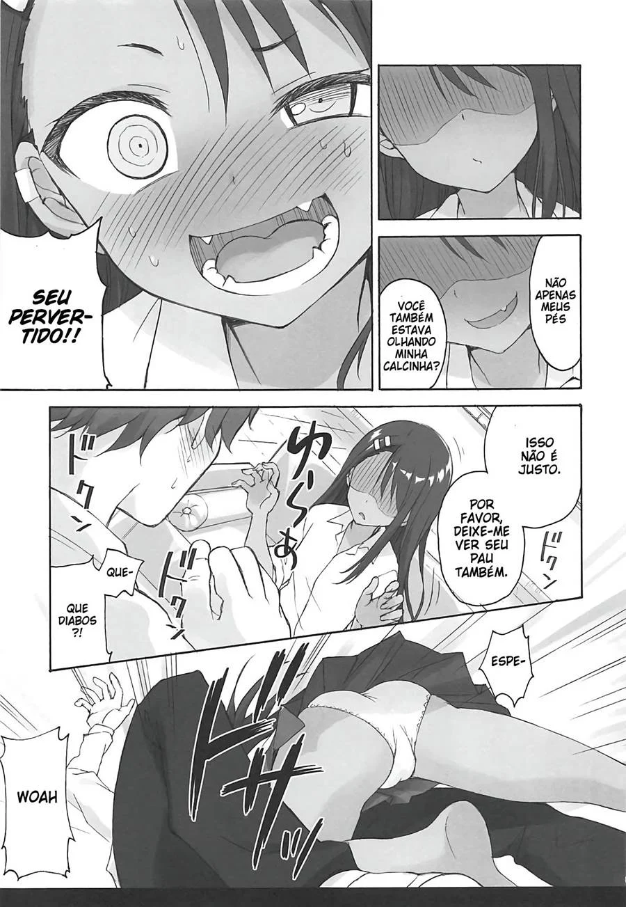 Ijiri Jouzu no Nagatoro – Hentai Preto e Branco – Ler HQ Completo