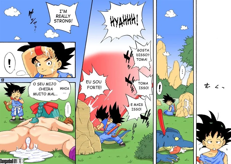 Danganball Kanzen Mousou Han 01 – Dragon Ball Pornô – Traduzido