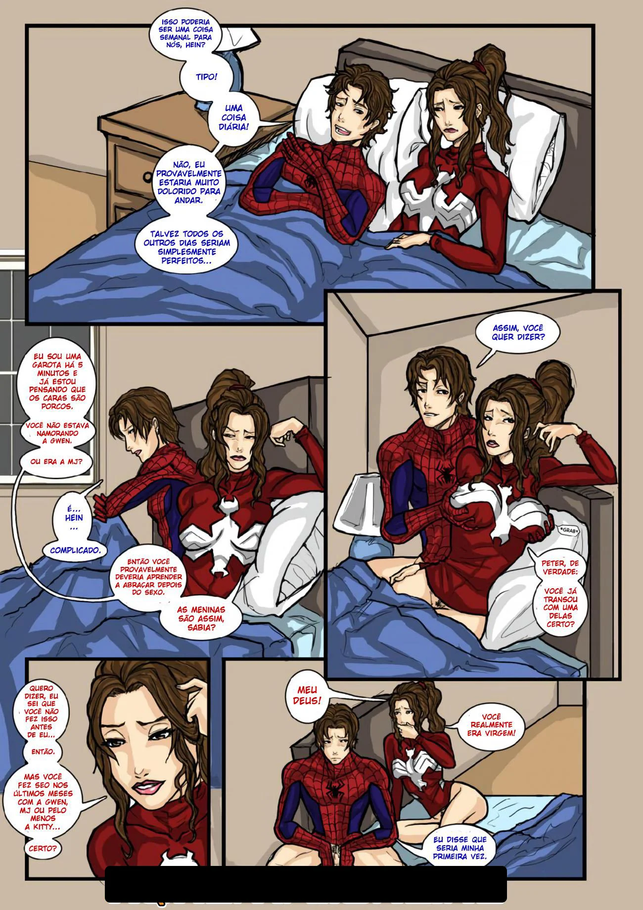 Incesto Aranha 4 – Homem Aranha Hentai – PT Brasil
