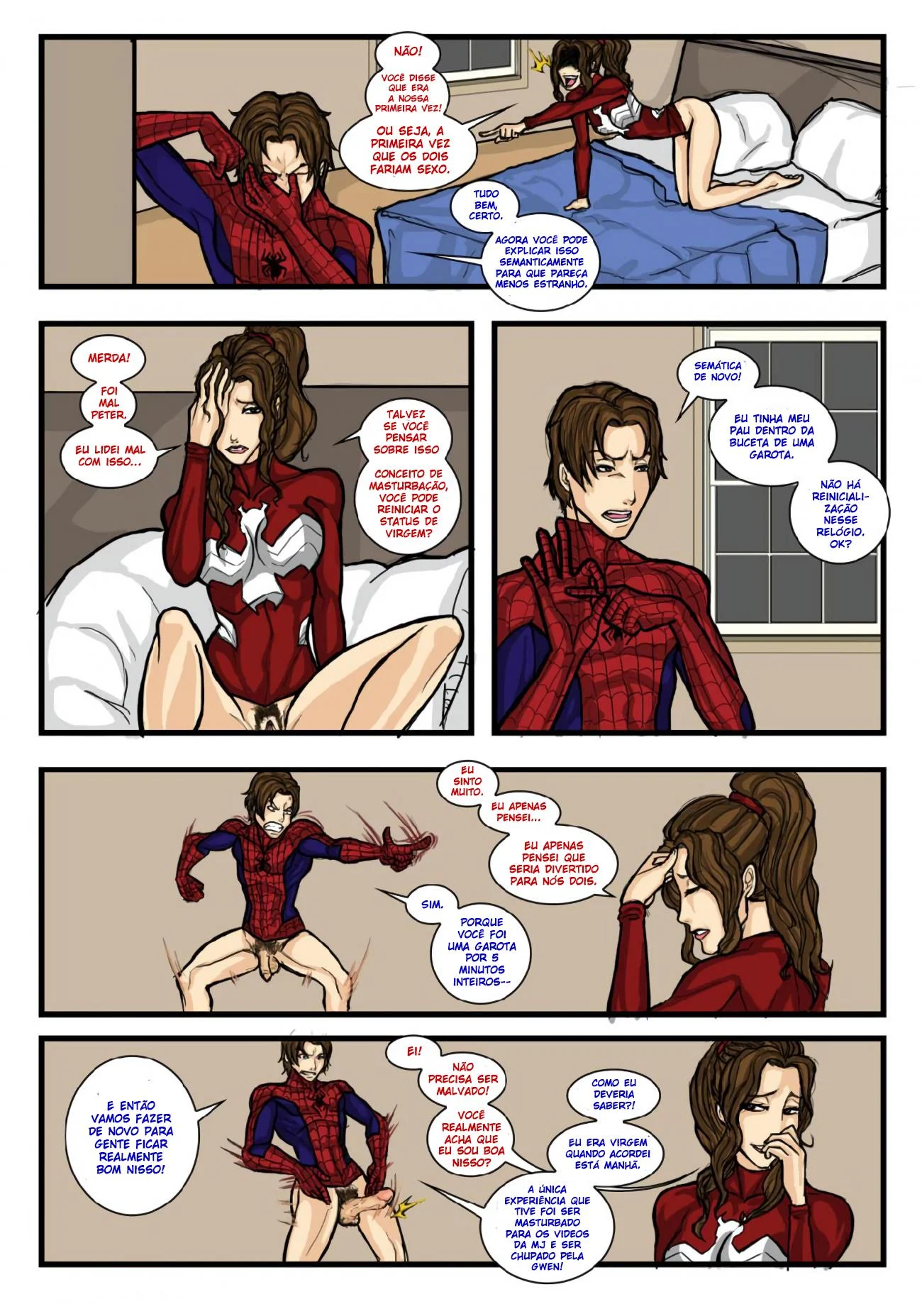 Incesto Aranha 4 – Homem Aranha Hentai – PT Brasil
