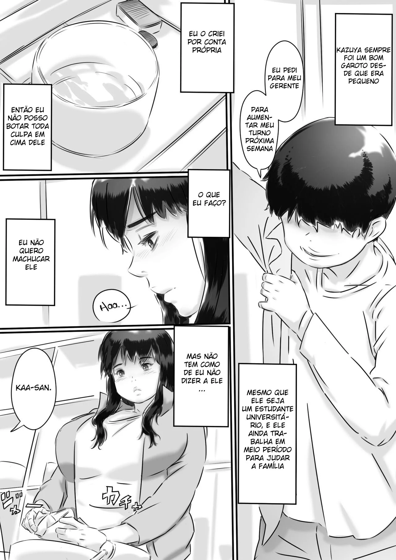 Incesto com milf gordinha – Hentai Incesto – Traduzido