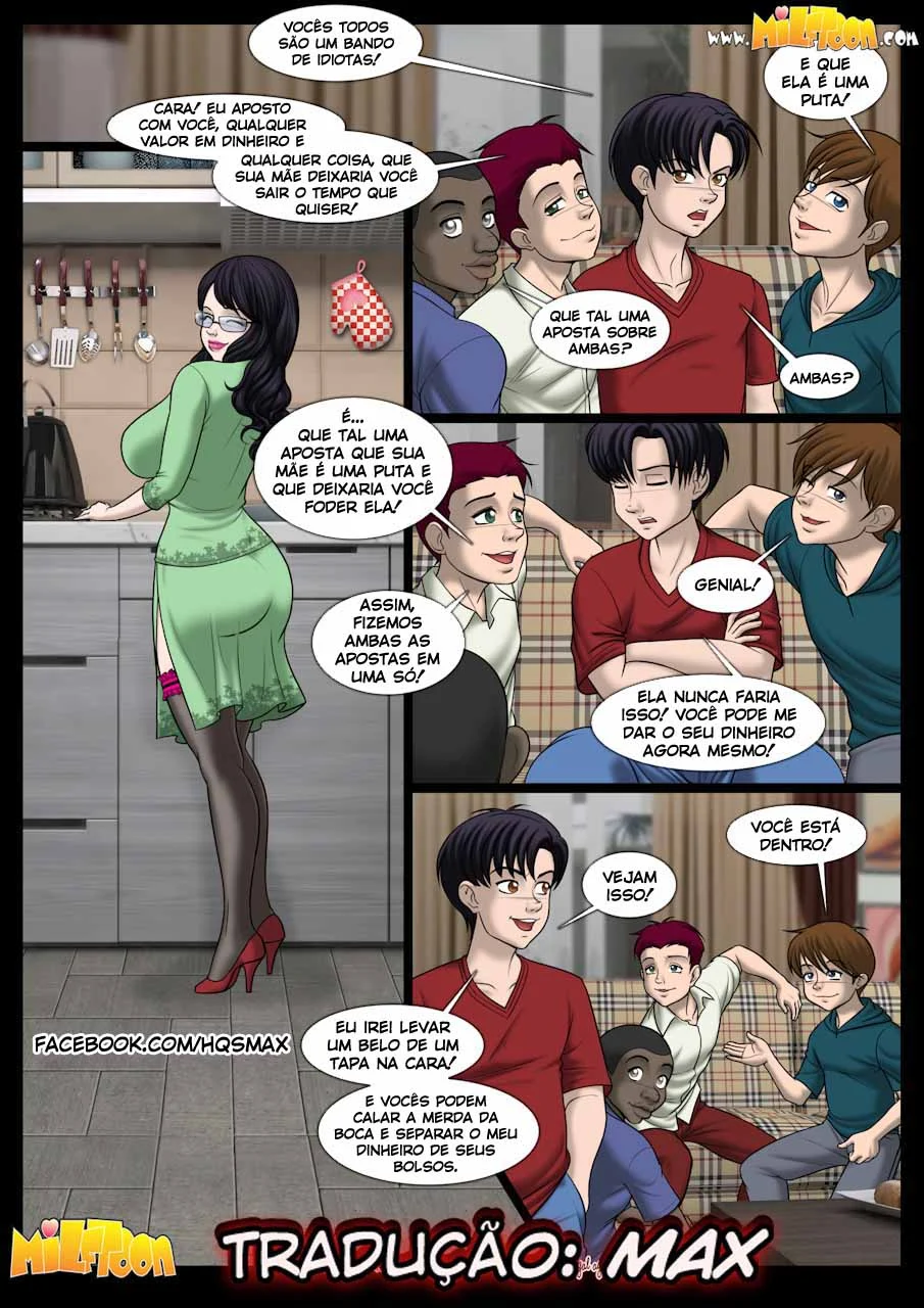 Incesto Hentai Milftoon Mãe Dando Pro Filho E os Amigos – Milftoon – PT-BR