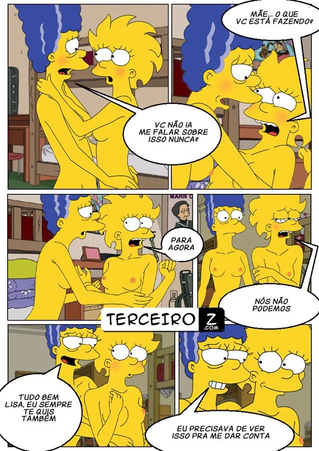 Incesto lesbico Lisa Simpson e Marge Simpson – Hentai Incesto – Ler HQ Completo
