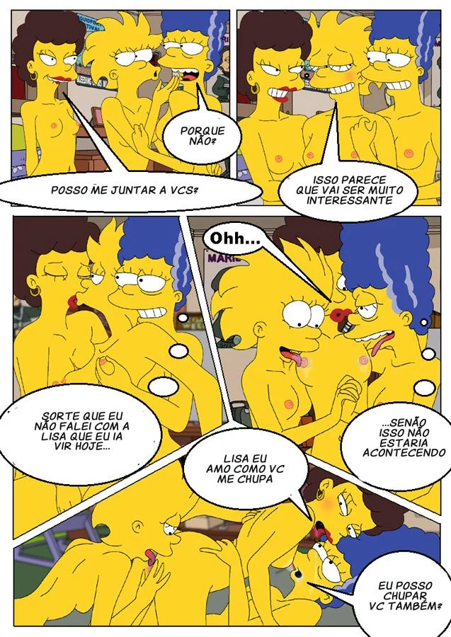 Incesto lesbico Lisa Simpson e Marge Simpson – Hentai Incesto – Ler HQ Completo