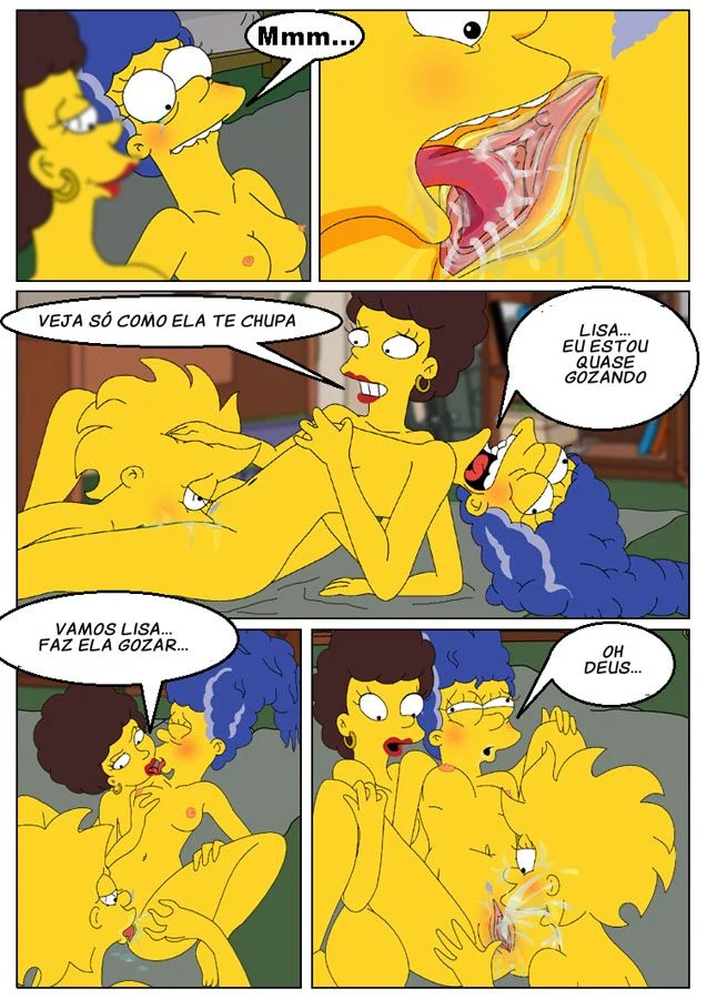 Incesto lesbico Lisa Simpson e Marge Simpson – Hentai Incesto – Ler HQ Completo