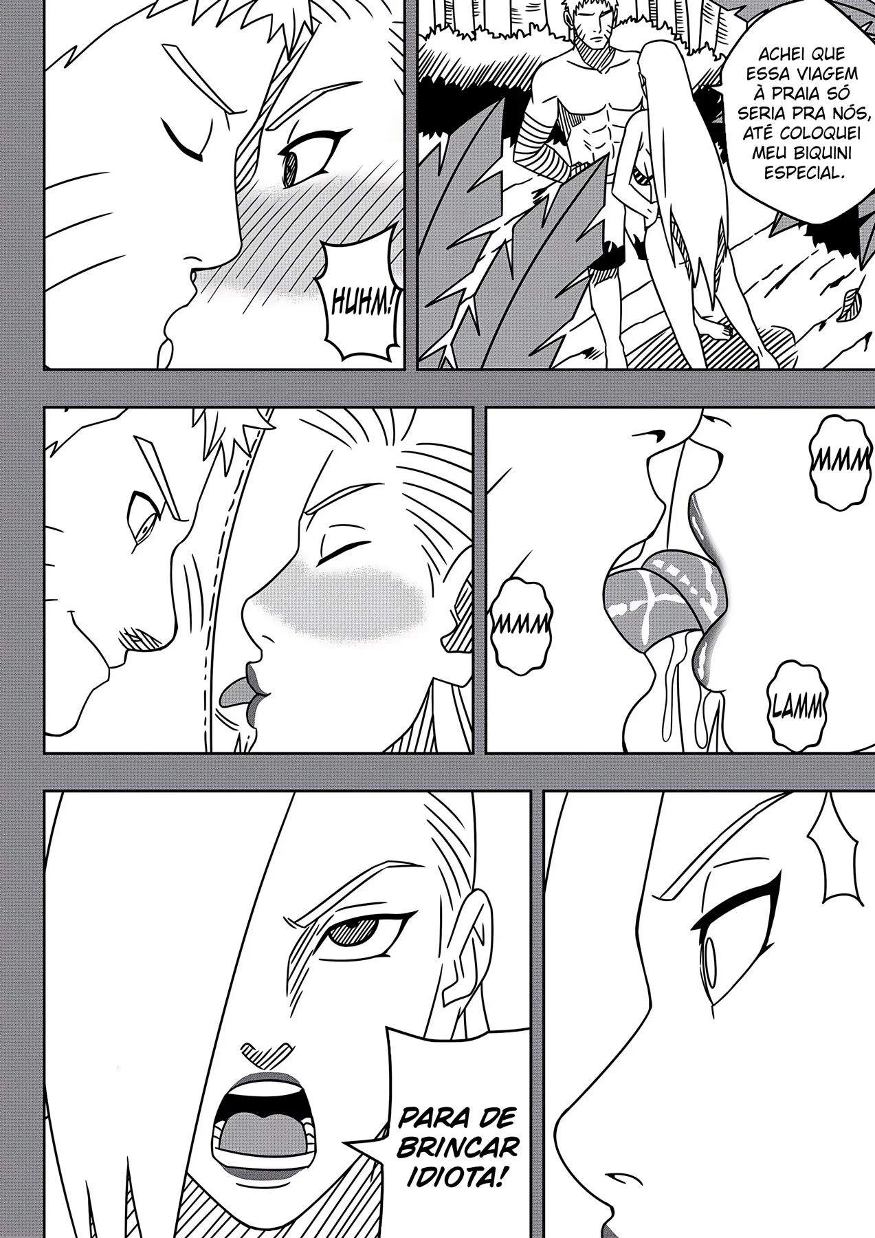 Ino Yamanaka Hentai – Hentai Preto e Branco – Ler HQ Completo
