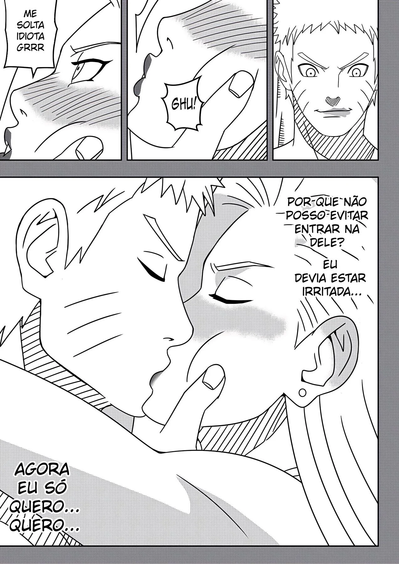 Ino Yamanaka Hentai – Hentai Preto e Branco – Ler HQ Completo