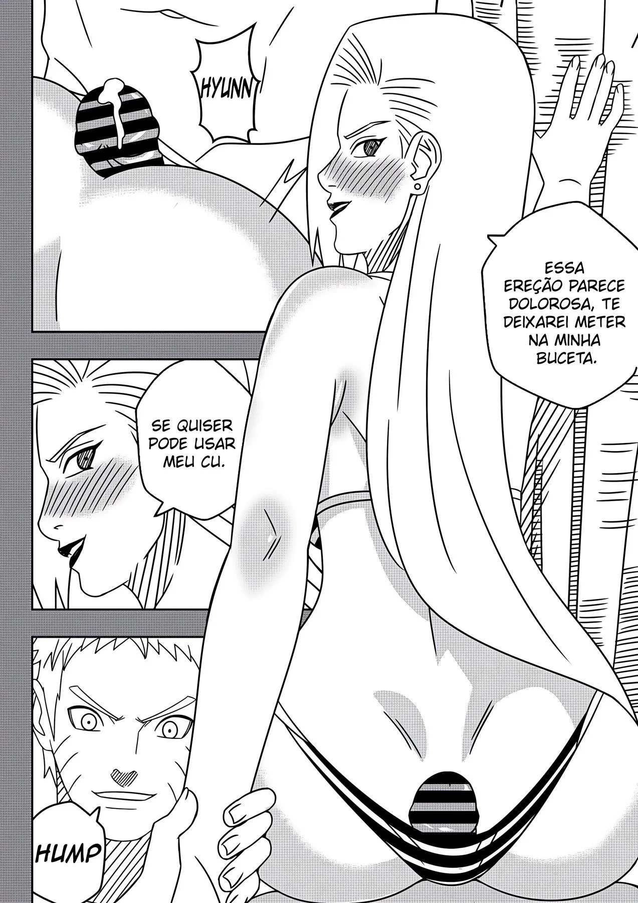 Ino Yamanaka Hentai – Hentai Preto e Branco – Ler HQ Completo