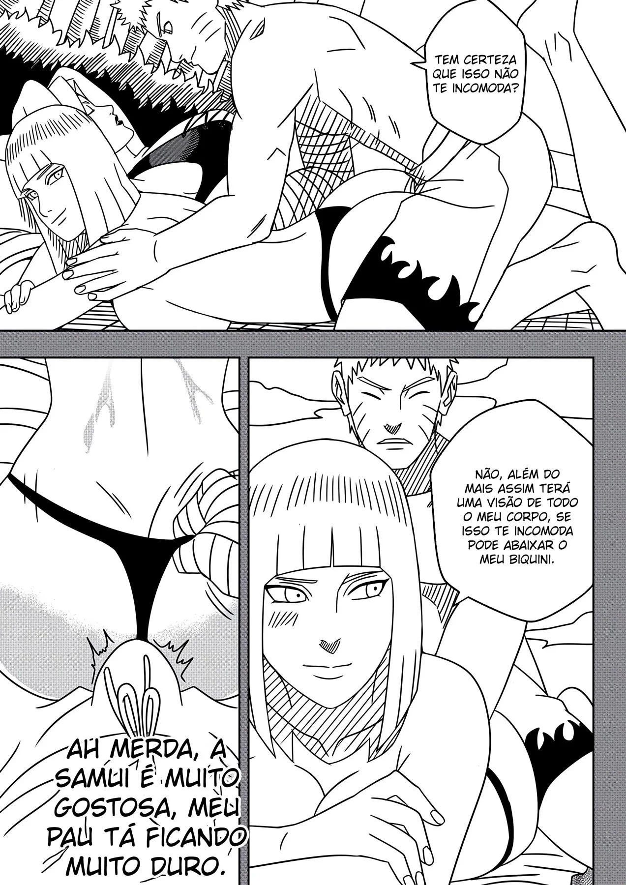 Ino Yamanaka Hentai – Hentai Preto e Branco – Ler HQ Completo