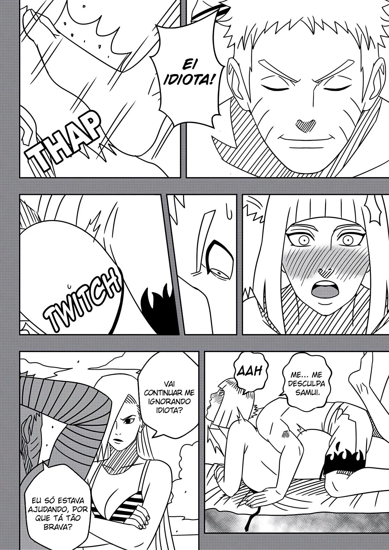 Ino Yamanaka Hentai – Hentai Preto e Branco – Ler HQ Completo