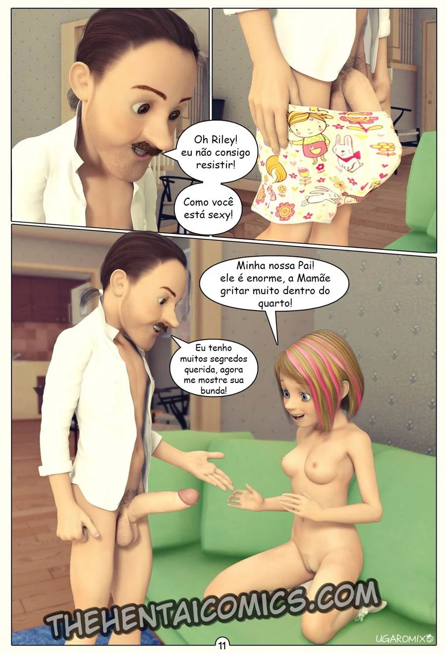 Inside Riley 1 – Hentai 3D – Quadrinho Original