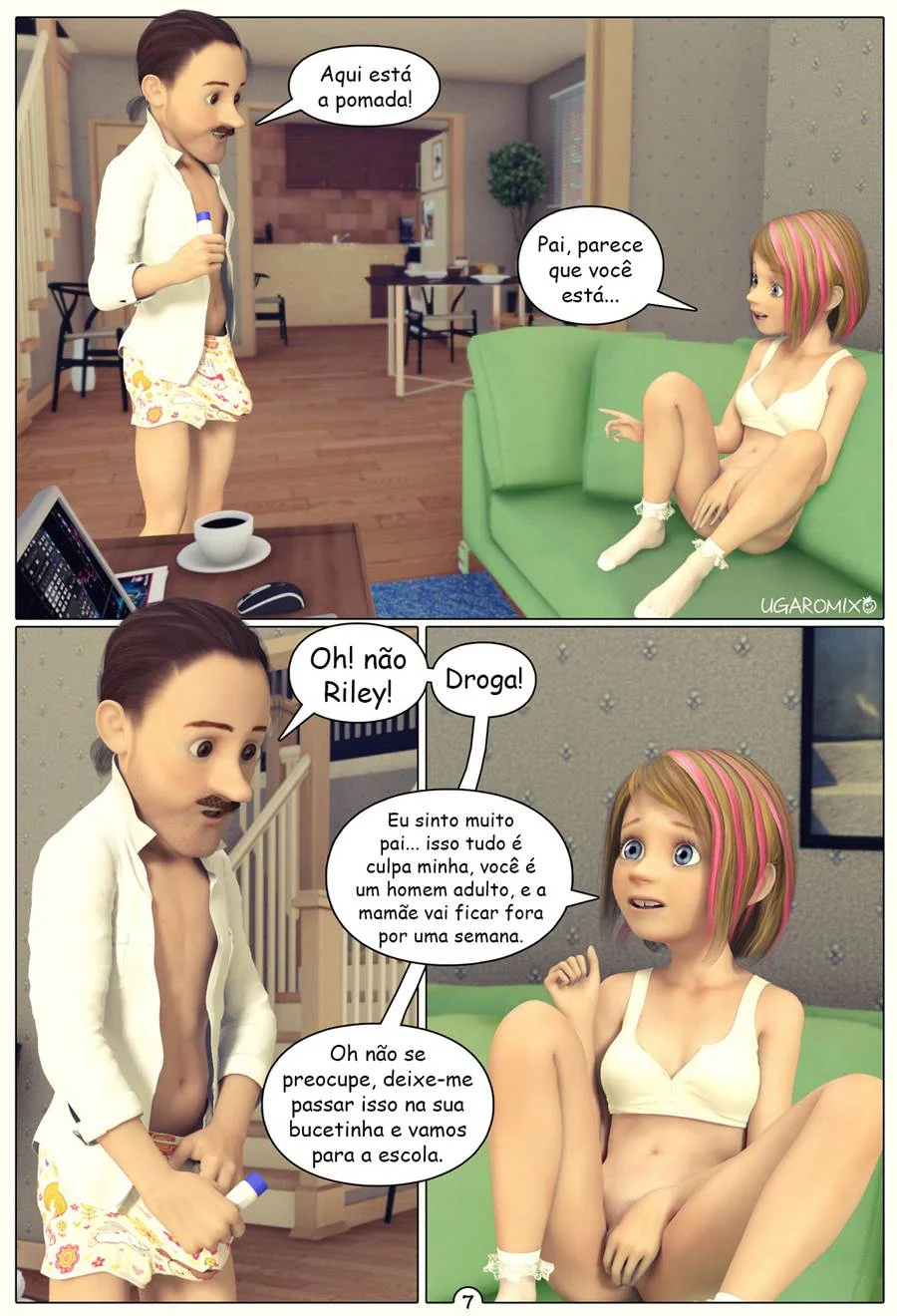 Inside Riley 1 – Hentai 3D – Quadrinho Original