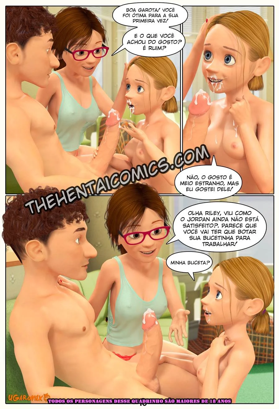 Inside Riley 3 – Hentai 3D – Traduzido