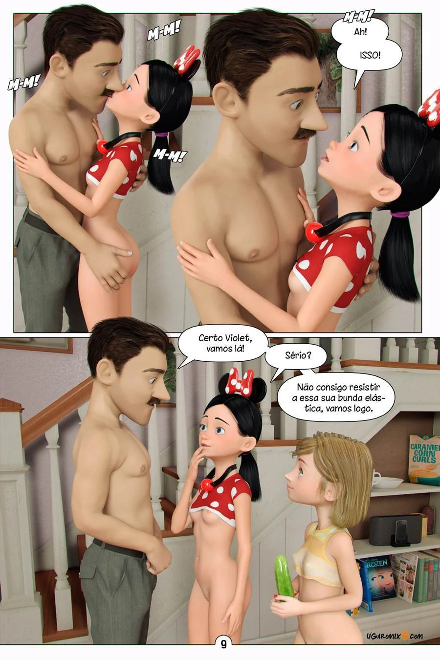 Inside Riley 7 – Lesbicas Hentai – Quadrinho Original