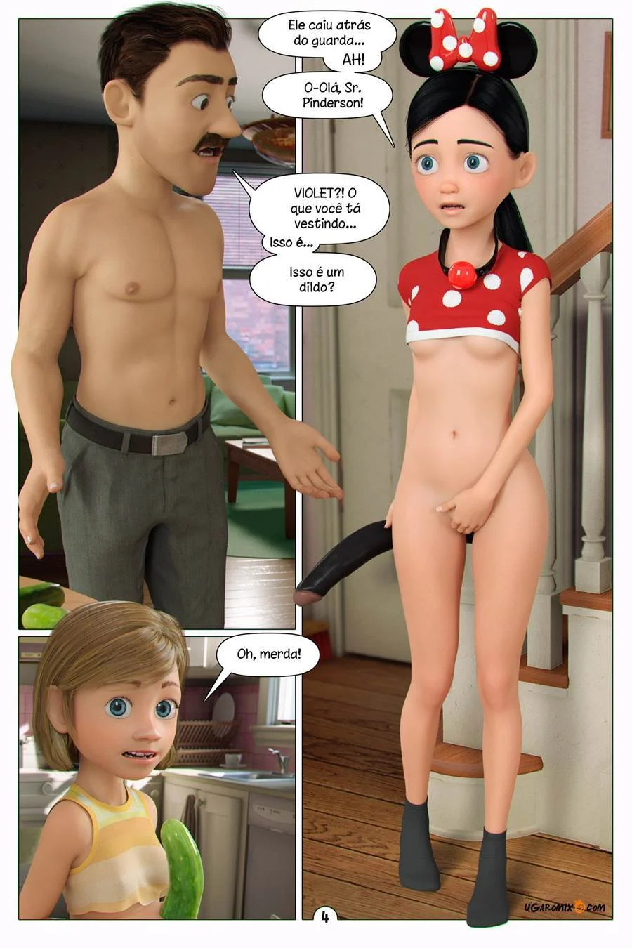Inside Riley 7 – Lesbicas Hentai – Quadrinho Original