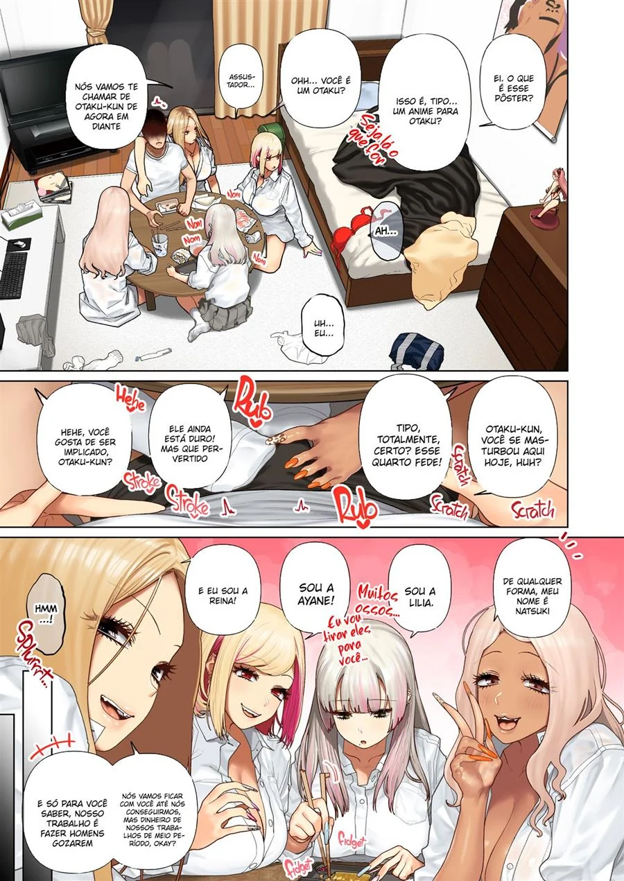 Invasão do harém gyaru – Doujinshi Hentai – PT-BR