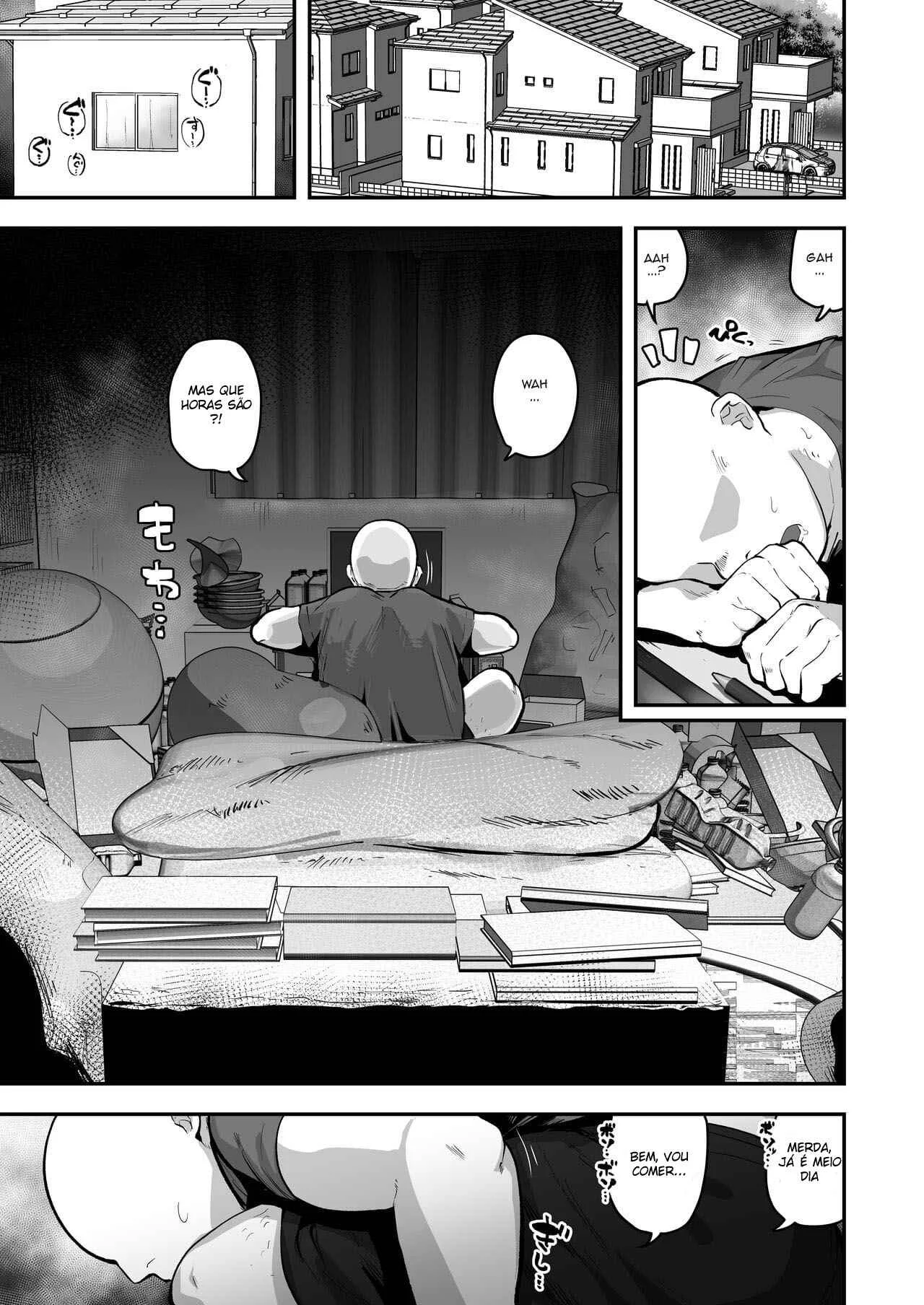 Irmão mais velho de olho na minha amiga – Hentai Preto e Branco – Ler Hentai HQ