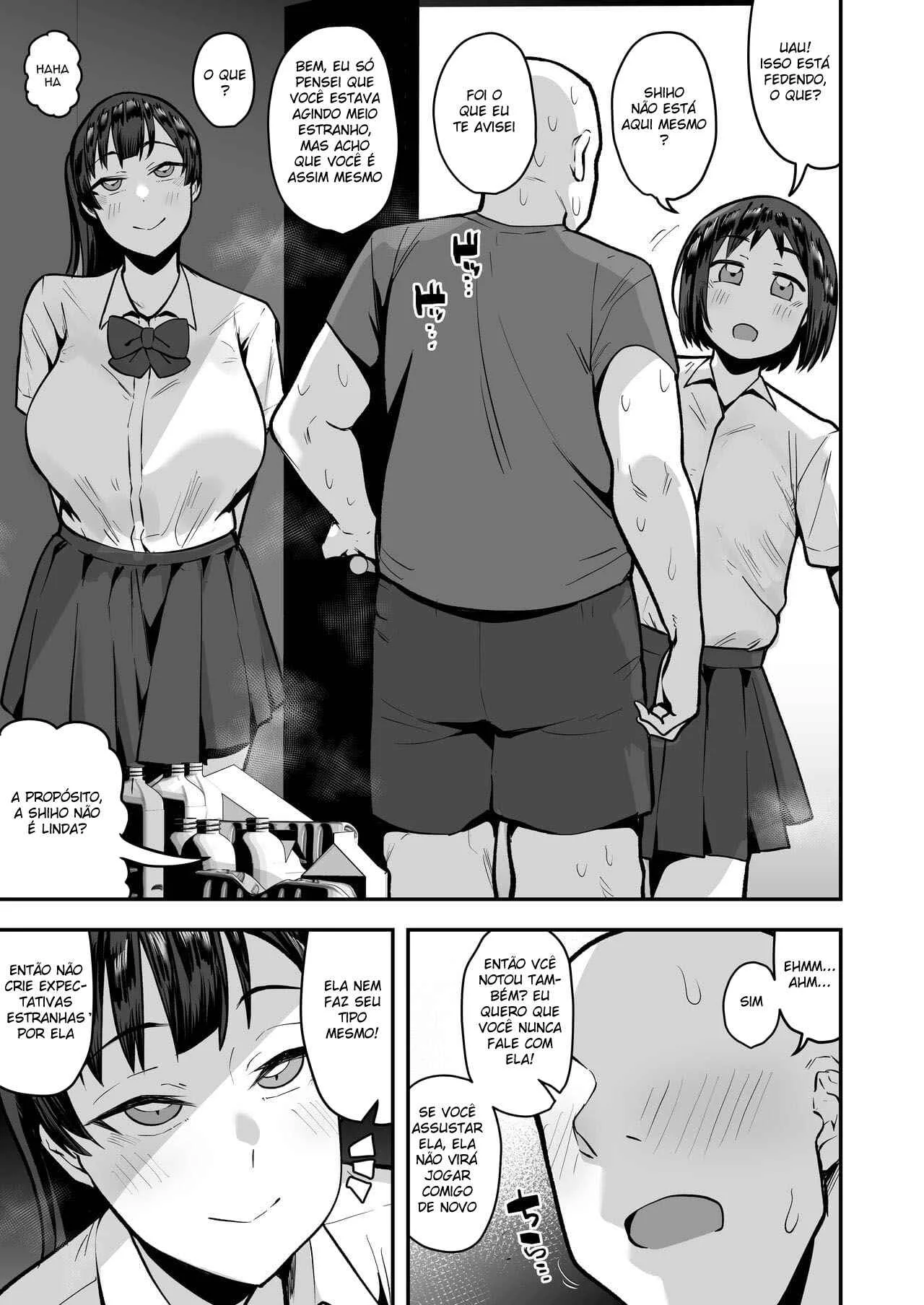 Irmão mais velho de olho na minha amiga – Hentai Preto e Branco – Ler Hentai HQ